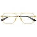Lunettes sur Grenoble : Lunettes de soleil Bottega Veneta bv1384o-003 Dor&eacute;