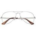 Lunettes sur Grenoble : Lunettes de soleil Ray-ban 0rx3925v-2501 Argent&eacute;