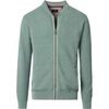 Pull Casamoda Cardigan Zipp&eacute; Structure Vert Clair Vert