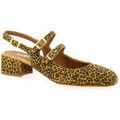Chaussures &agrave; talons femme sur Grenoble : Chaussures escarpins Reqin's Nu pieds ROSEWOOD cuir velours