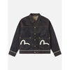 Veste Evisu 2ESHTM6DJ1001 HT LOGO SELVEDGE DENIM JAC-INDX RAW INDIGO