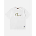 Tee-shirts sur Grenoble : T-shirt Evisu 2ESHTM6TS1088 HT SEAGULL PRINTED SS TEE-WHTO OFF WHITE