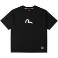 Tee-shirts sur Grenoble : T-shirt Evisu 2ESHTM6TS1090 HT HAND BRUSH DAICOCK PRIN-BLKX BLACK
