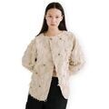 Gilet Mirakaya La Frange Coat - Bege Grenoble