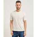 Tee-shirts sur Grenoble : T-shirt Yes Zee T-shirt basique homme en m&eacute;lange lin Blanc