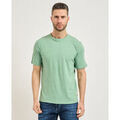 Tee-shirts sur Grenoble : T-shirt Yes Zee T-shirt basique homme en m&eacute;lange lin Vert