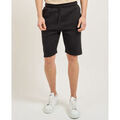 Shorts/Bermuda sur Grenoble : Short Yes Zee Bermuda homme avec &eacute;lastique &agrave; la taille Noir