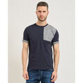 Tee-shirts sur Grenoble : T-shirt Yes Zee T-shirt homme avec d&eacute;tails contrast&eacute;s Bleu
