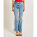 Jeans sur Grenoble : Jeans flare / larges Yes Zee Jean femme &agrave; 5 poches Bleu
