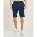 Short Yes Zee Bermuda homme avec &eacute;lastique &agrave; la taille Bleu Grenoble