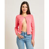 Gilet Yes Zee Haut femme en m&eacute;lange viscose Rouge