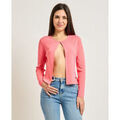 Gilets sur Grenoble : Gilet Yes Zee Haut femme en m&eacute;lange viscose Rouge
