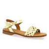 Sandales Eva Frutos Nu pieds cuir Dor&eacute;