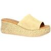 Espadrilles Eva Frutos Nu pieds cuir velours