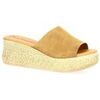 Mules Eva Frutos Nu pieds cuir velours
