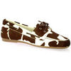 Chaussures bateau Creator Creat Mocassins cuir poulain vache
