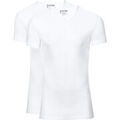 Tee-shirts sur Grenoble : T-shirt Slater T-Shirts Stretch Lot de 2 Blanc Col-V