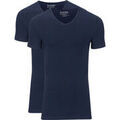 Tee-shirts sur Grenoble : T-shirt Slater T-shirts Stretch Lot de 2 Col-V Bleu Marine