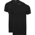 Tee-shirts sur Grenoble : T-shirt Alan Red T-Shirt Derby Extra Long Noir (Lot de 2)