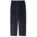 Pantalons sur Grenoble : Pantalon Daxon by - Pantacourt &eacute;lastiqu&eacute; entrejambe 60cm Bleu
