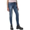 Pantalons sur Grenoble : Jeans Kaporal - Jean slim destroy - bleu fonc&eacute; Bleu