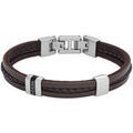 Bracelets sur Grenoble : Bracelets Fossil Bracelet homme cuir brun