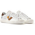 Baskets femme sur Grenoble : Baskets D.A.T.E. D-A-T-E-HL-CA-WD HILL LOW CALF WHITE LEOPARD