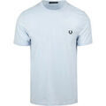 Tee-shirts sur Grenoble : T-shirt Fred Perry T-shirt Ringer Bleu clair