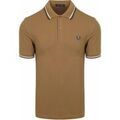 Polos sur Grenoble : Polo Fred Perry Polo Twin Tipped M3600 Marron Z60