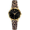 Montre Pierre Lannier Montre Femme MULTIPLES Noir Cuir L&eacute;opard Noir