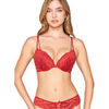 Rembourr&eacute;s Luna Splendida Soutien-gorge super push-up FLIRT Splendida Rouge