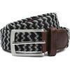 Ceinture Suitable Ceinture tiss&eacute;e Anthracite Noir Multicolore