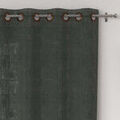 Linge de maison sur Grenoble : Voilages Soleil D'Ocre Lino Kaki 140x240 cm. . Maison & D&eacute;co> Voilages.