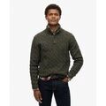 Pull Superdry Pull &agrave; col boutonn&eacute; en c&acirc;ble