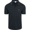 T-shirt Sun68 Polo Petites Rayures Collar Marine