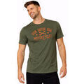 T-shirt Von Dutch T-shirt homme col rond en jersey 140grm imprim&eacute; devant Log5 Kaki Grenoble