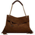 Sac & Bagage sur Grenoble : Sac Bandouliere Orciani Sac Peach Fringe Midi en daim marron
