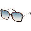 Lunettes de soleil Tom Ford FT1039 JOANNA Lunettes de soleil, Havana/Vert, 59 mm
