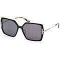 Lunettes sur Grenoble : Lunettes de soleil Tom Ford FT1039 JOANNA Lunettes de soleil, Noir/Fum&eacute;e, 59 mm Noir