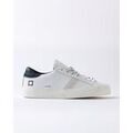 Baskets homme sur Grenoble : Baskets basses D.A.T.E. M441-HL-CA-WL HILL LOW CALF-WHITE BLUE