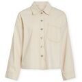 Manteaux sur Grenoble : Manteau Vila Maj Denim Jacket - Ecru