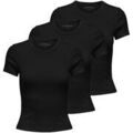 T-shirt Only Femme T-shirt Paquet de 3 ONLVAL LIFE O-NECK TOP 3P T-shirt Only Femme T-shirt Paquet de 3 ONLVAL LIFE O-NECK TOP 3P Grenoble
