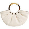 Cabas Coccinelle Sac Medium en cuir perle