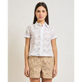 Chemises sur Grenoble : Chemise Denny Rose Chemise Femme en Broderie Anglaise