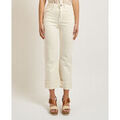 Jeans sur Grenoble : Jeans 3/4 & 7/8 Denny Rose Pantalon &agrave; revers pour femme Beige