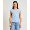 T-shirt Denny Rose T-Shirt Femme avec Appliqu&eacute;s Bleu