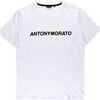T-shirt Antony Morato Tshirt M&ecirc;ski Super Slim Fit White Blanc