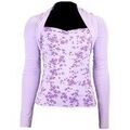 Tee-shirts sur Grenoble : T-shirt Deha Koszulka Damska Z D?ugim R&ecirc;kawem Fio?kowy Violet