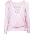 T-shirt Deha Koszulka Damska Z D?ugim R&ecirc;kawem R�?owy Rose Grenoble
