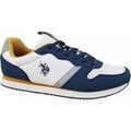Baskets basses U.S Polo Assn. NOBIL009WHIBLU01 Grenoble